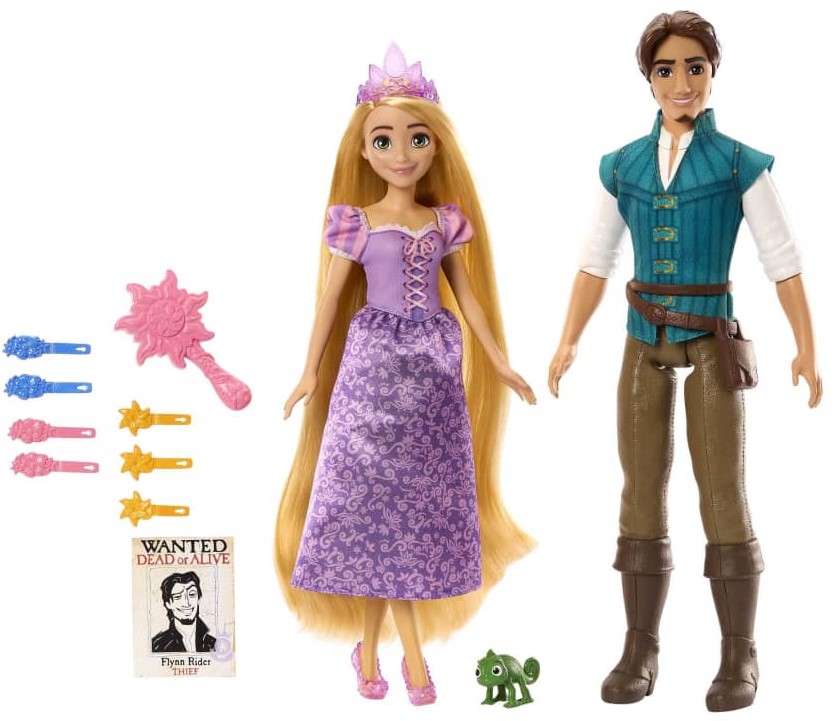 DISNEY PRINCESS HLW39 RAPUNZEL & FLYNN RIDER SET