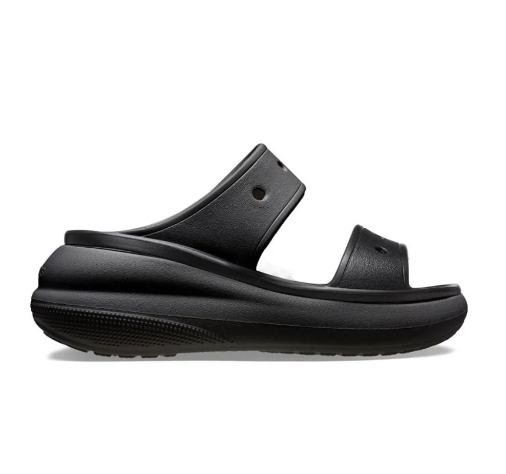 CROCS CRUSH SANDAL BLACK 207670-001