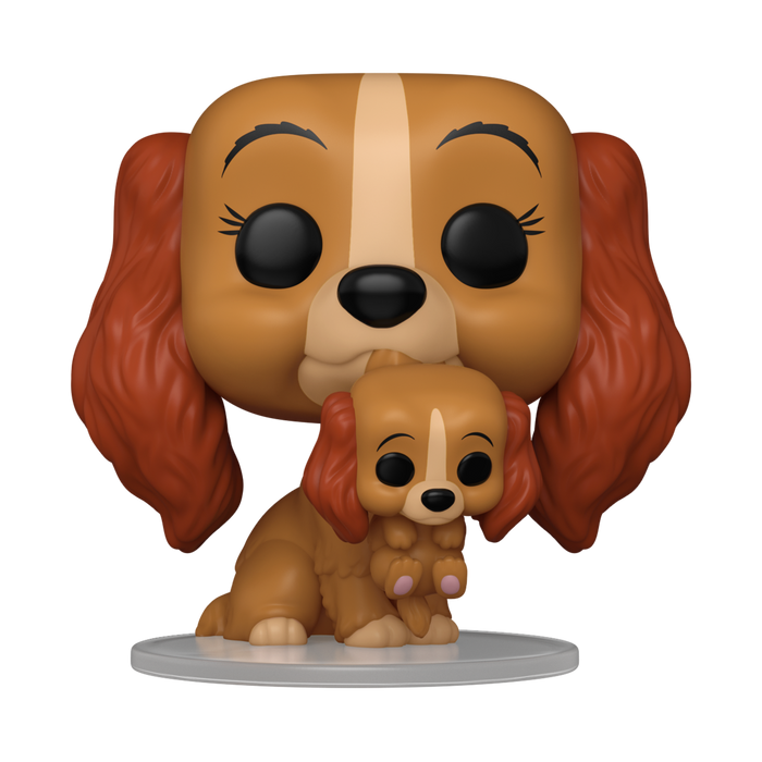 POP LADY WITH PUPPY #1553