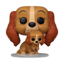 POP LADY WITH PUPPY #1553