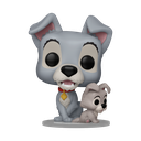 POP TRAMP WITH PUPPY #1554