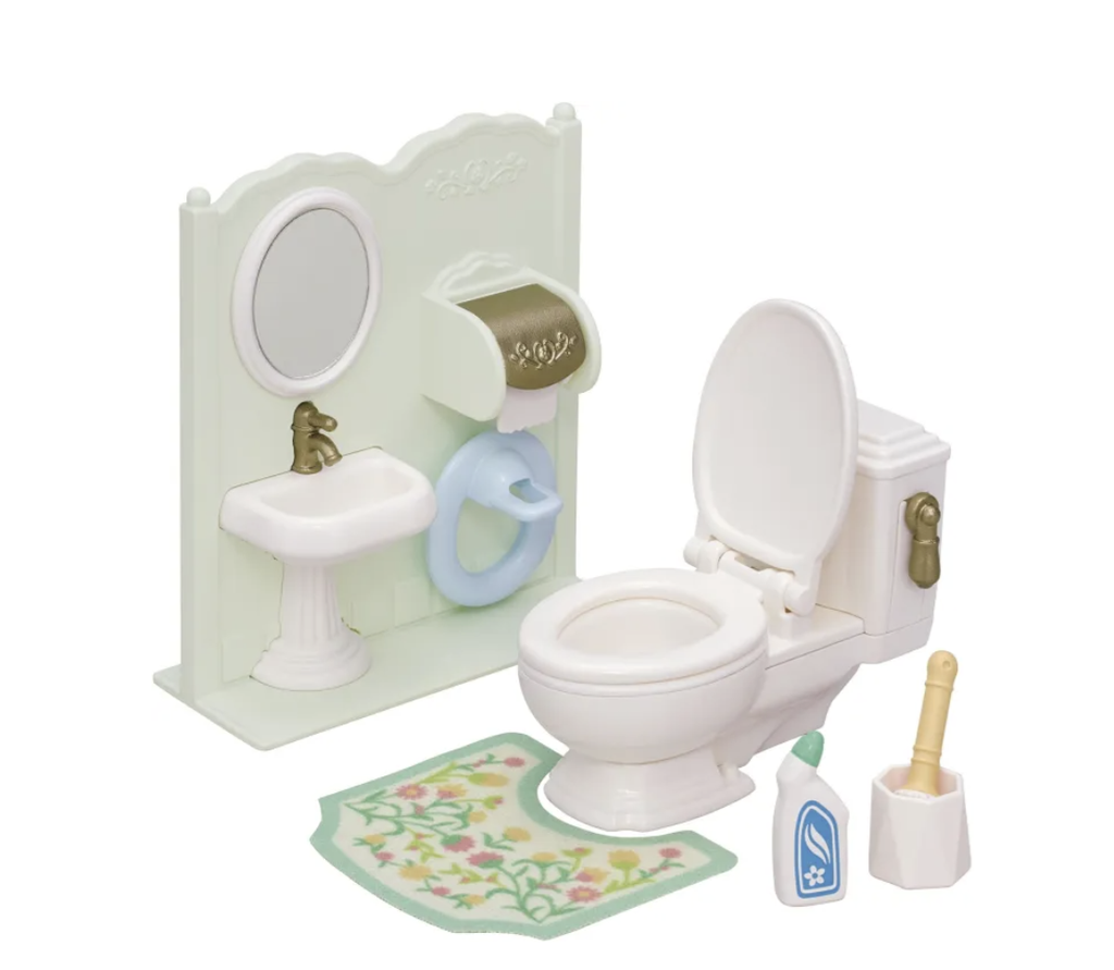 SYLVANIAN FAMILIES 5740 TOILET SET