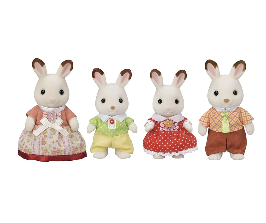 SYLVANIAN FAMILIES CHOCOLATE RABBIT FAMILY