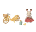 SYLVANIAN FAMILIES CHOCOLATE RABBIT GIRL'S CYCLING RIDE