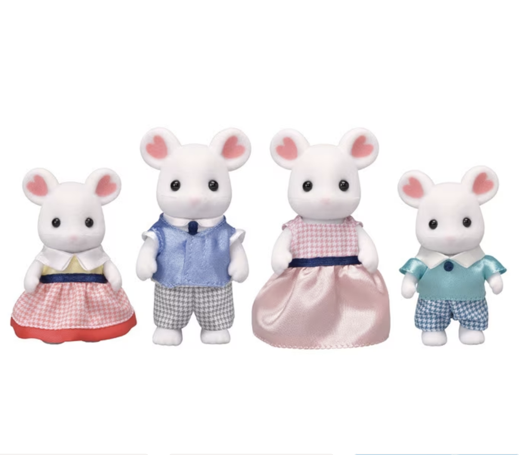 SYLVANIAN FAMILIES MARSHMALLOW MOUSE FAMILY 5308