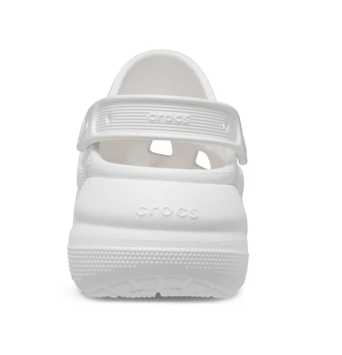 CROCS CLASSIC CRUSH PLATFORM CLOG WHITE 207521-100