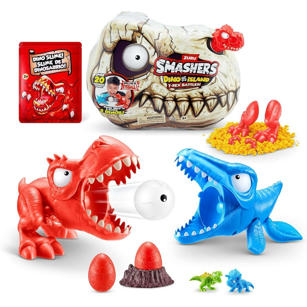 SMASHERS DINO ISLAND T-REX BATTLES