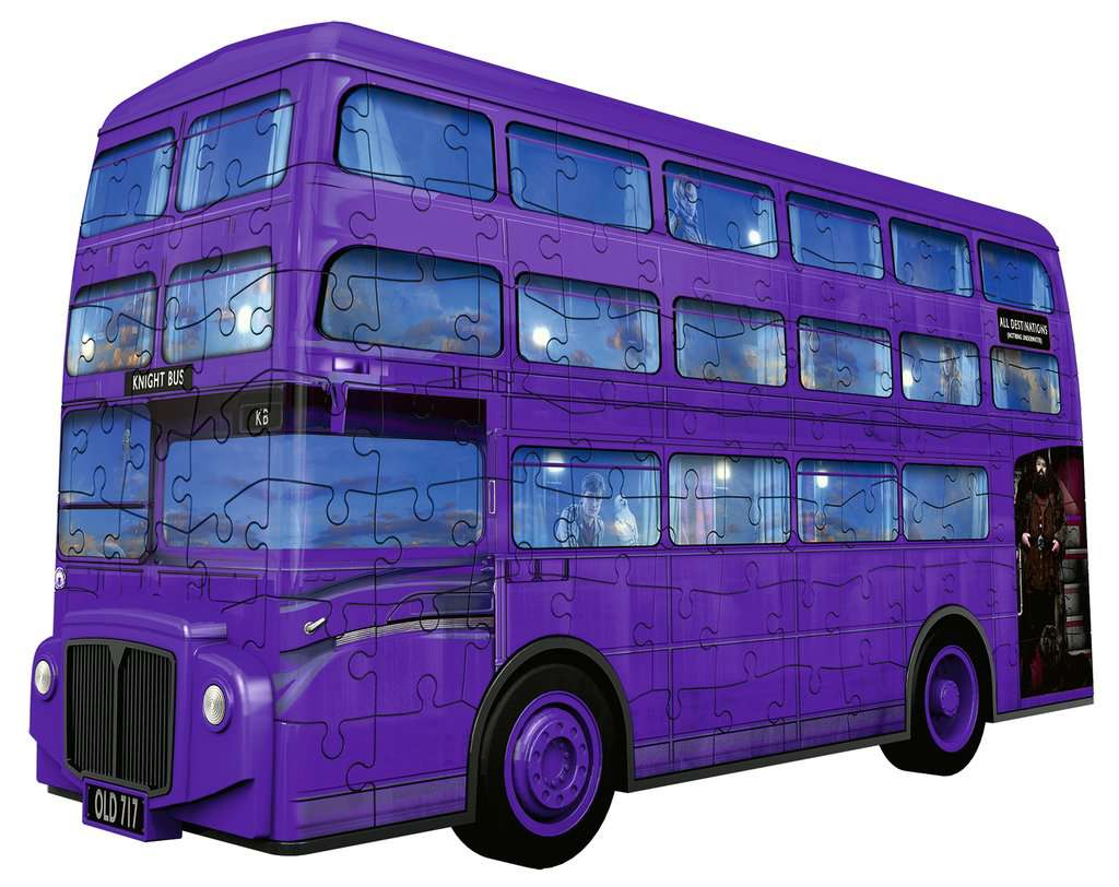 R/B PUZZLE 3D KNIGHT BUS 244PCS