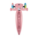 SCOOTER GLOBBER PRIMO FOLDABLE LIGHTS PASTEL PINK