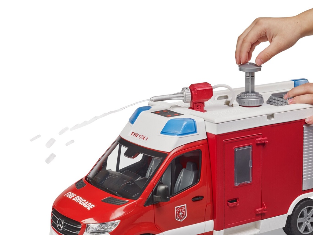 BRUDER 2680 MB SPRINTER FIRE ENGINE WITH LIGHT