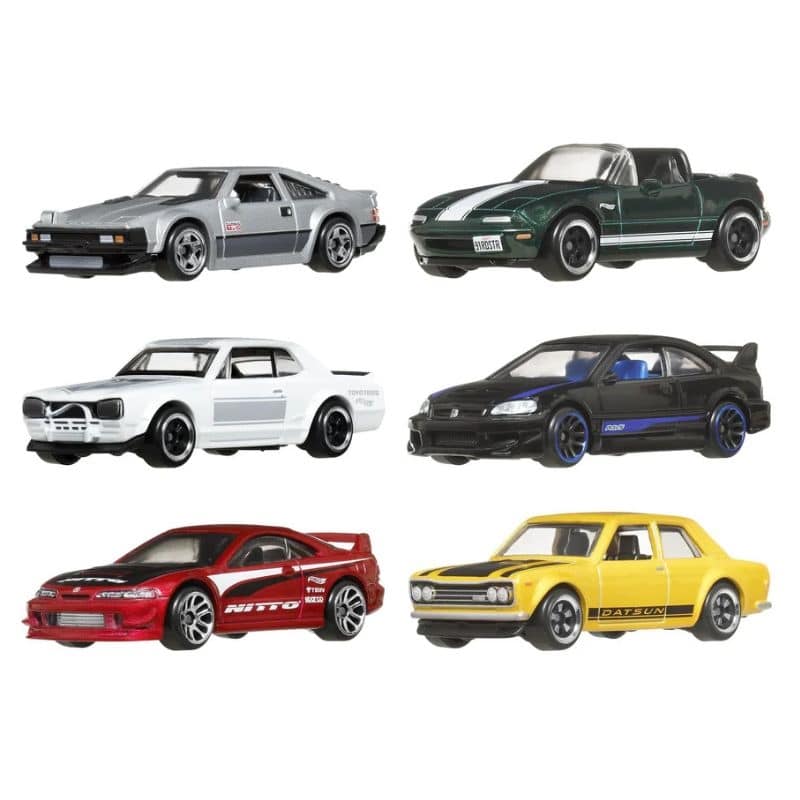 H/W JBY77 STREETS OF JAPAN 6-PACK