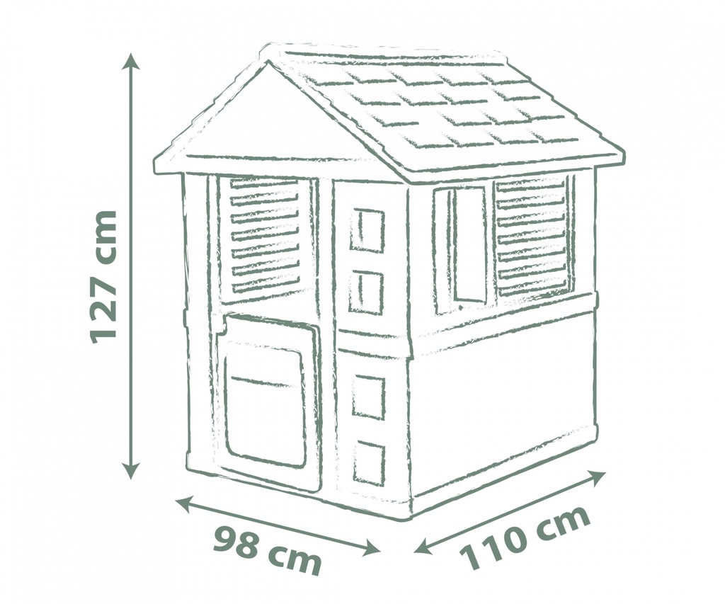 HOUSE ON STILTS SQUARE 810801 PLAYHOUSE