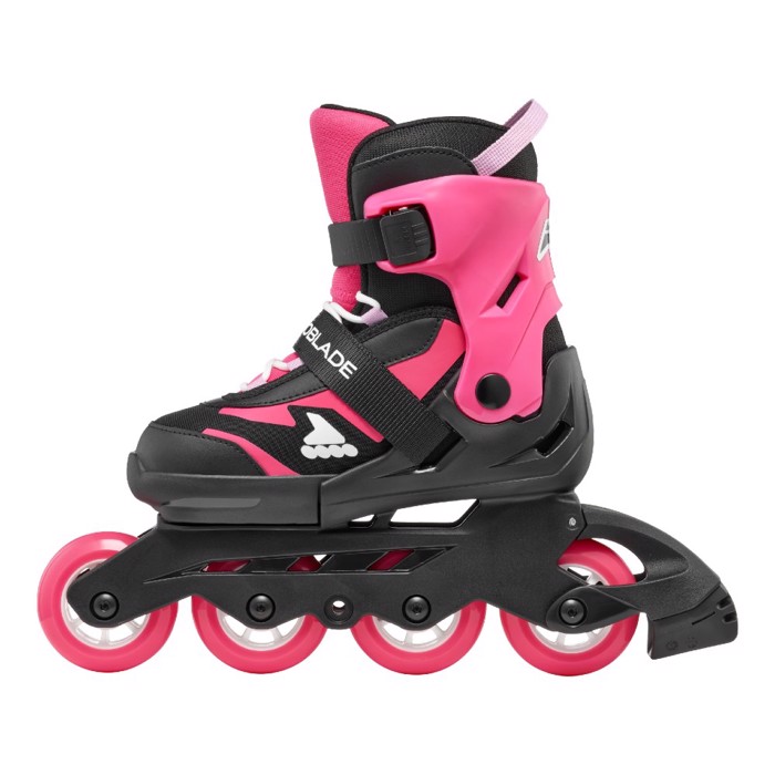 ROLLERBLADE MICROBLADE BLACK/PINK SIZE 36.5-40.5