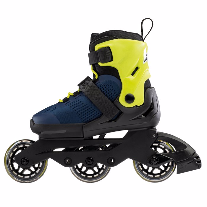ROLLERBLADE MICROBLADE BLUE/LIME SIZE 36.5-40.5