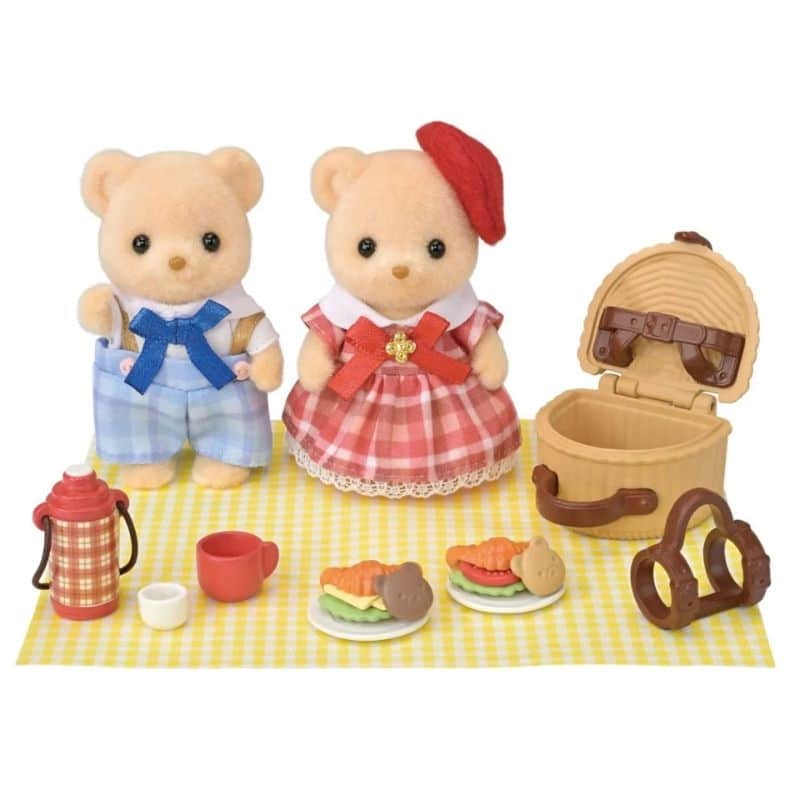 SYLVANIAN FAMILIES 5768 CHOCOLATE RABBIT FAMILY TRIO