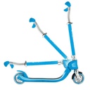 SCOOTER GLOBBER FLOW FOLDABLE WHITE PINK