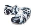 CROCS CLASSIC MARBLED CLOG BLACK/WHITE 207464-066