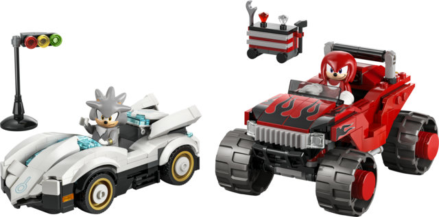 LEGO 77118 SILVER'S CAR VS. KNUCKLES' MONSTER TRUCK