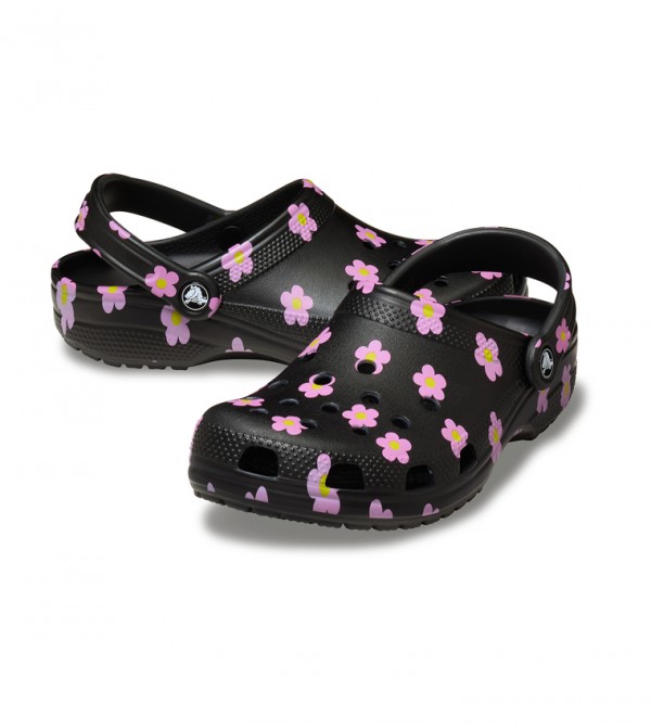 CROCS FLOWER CLOG BLACK 206867-001