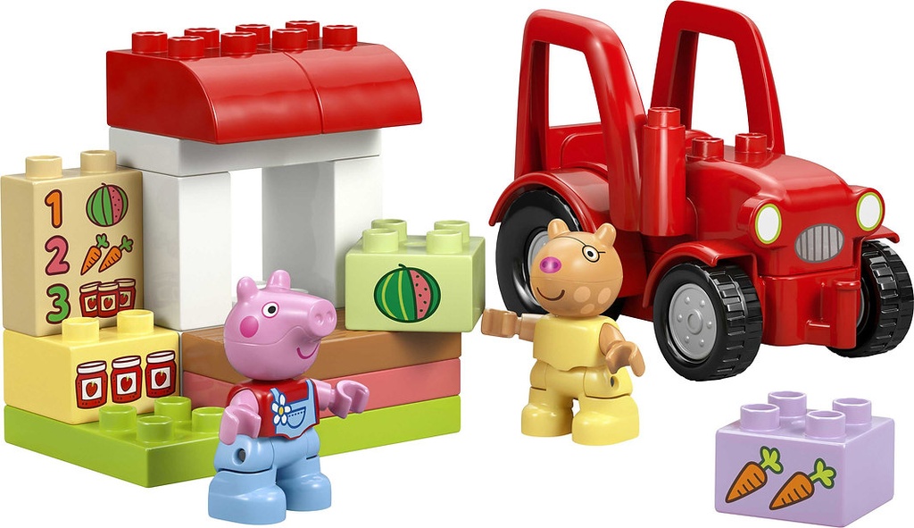 LEGO 10468 PEPPA PIG TRACTOR AND MARKET