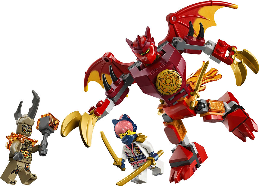 LEGO 71851 KAI'S DRAGON MECH BATTLE PACK