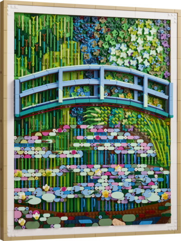 LEGO 31220 CLAUDE MONET – BRIDGE OVER A POND OF WATER LILIES