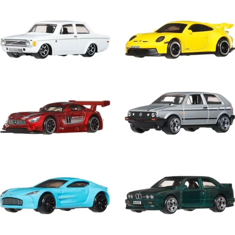 HOT WHEELS JLB25 EURO STYLE 6-PACK