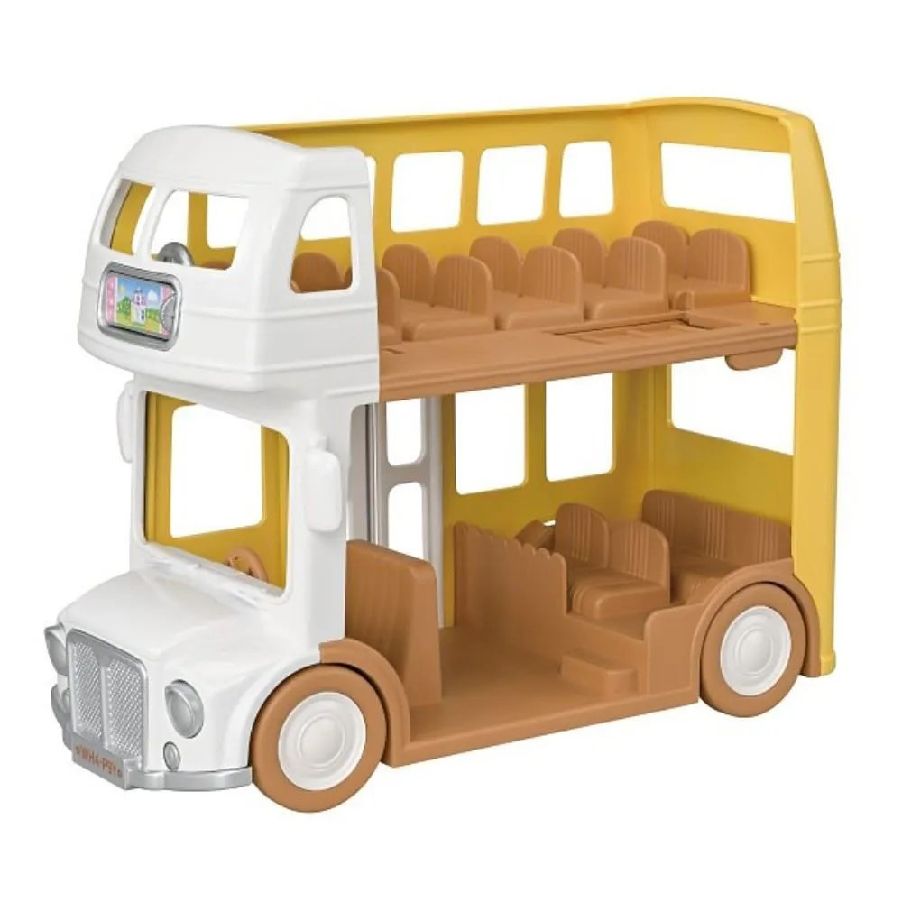 SYLVANIAN FAMILIES NURSERY DOUBLE DECKER BUS