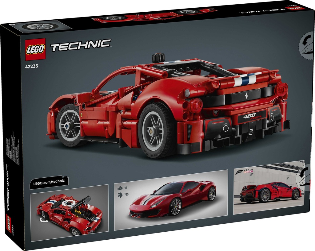 LEGO 42235 FERRARI 488 PISTA CAR