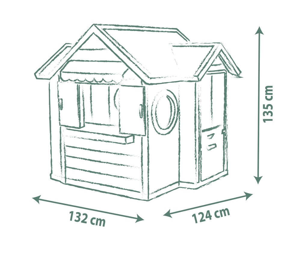 SMOBY LIFE CHEF HOUSE PLAYHOUSE