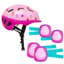 MOLTO HELMET AND PROTECTORS SET PINK