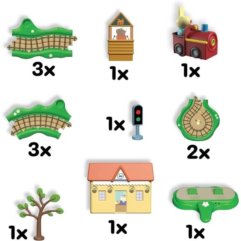 PEPPA PIG WHIZZ AROUND CLICKETY CLACK TRAIN SET