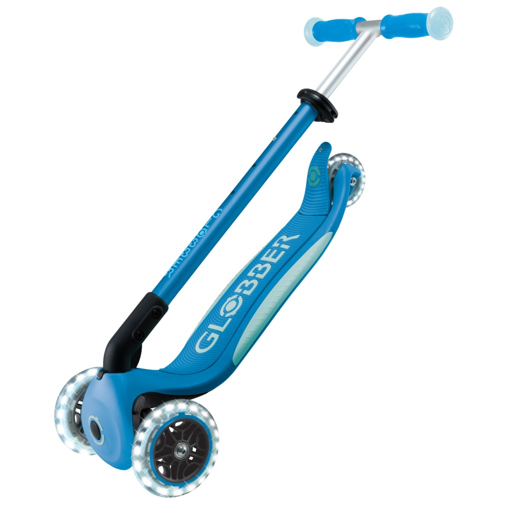 SCOOTER GLOBBER ELITE GLOW LIGHTS BLUE