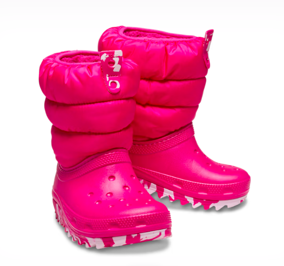 CROCS CLASSIC NEO PUFF BOOT K PINK 207684