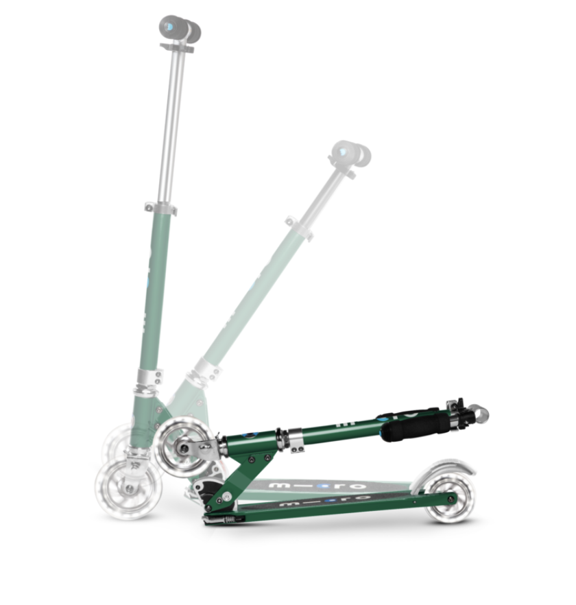 SCOOTER MICRO SPRITE FOREST GREEN LED