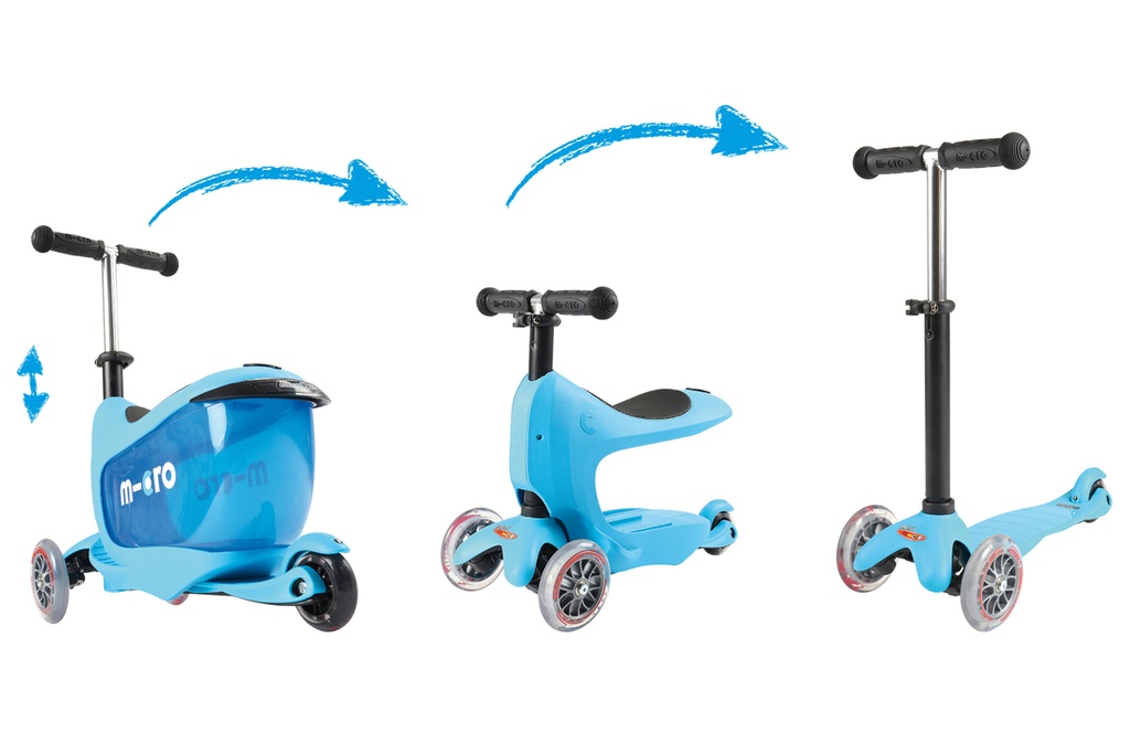 SCOOTER MICRO MINI2GO DELUXE PLUS BLUE