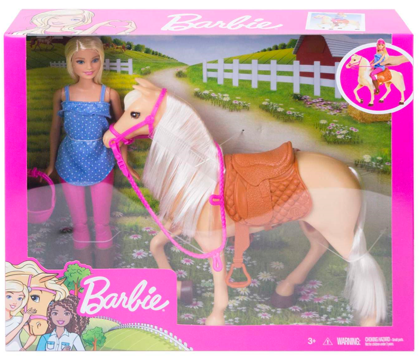 BARBIE FXH13 WITH HORSE
