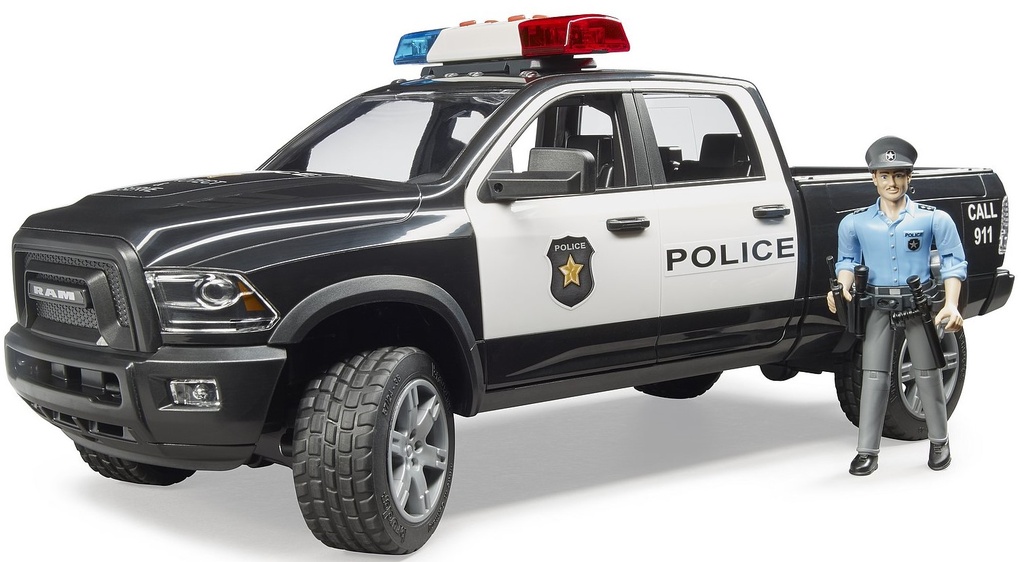 BRUDER 2505 RAM POLICE TRUCK & POLICE MAN