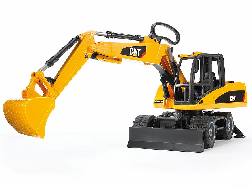 BRUDER CAT WHEEL EXCAVATOR