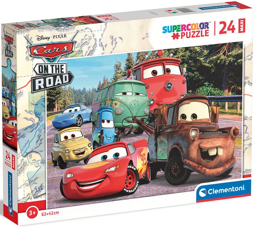 CLEMENTONI PUZZLE 24 PCS MAXI CARS