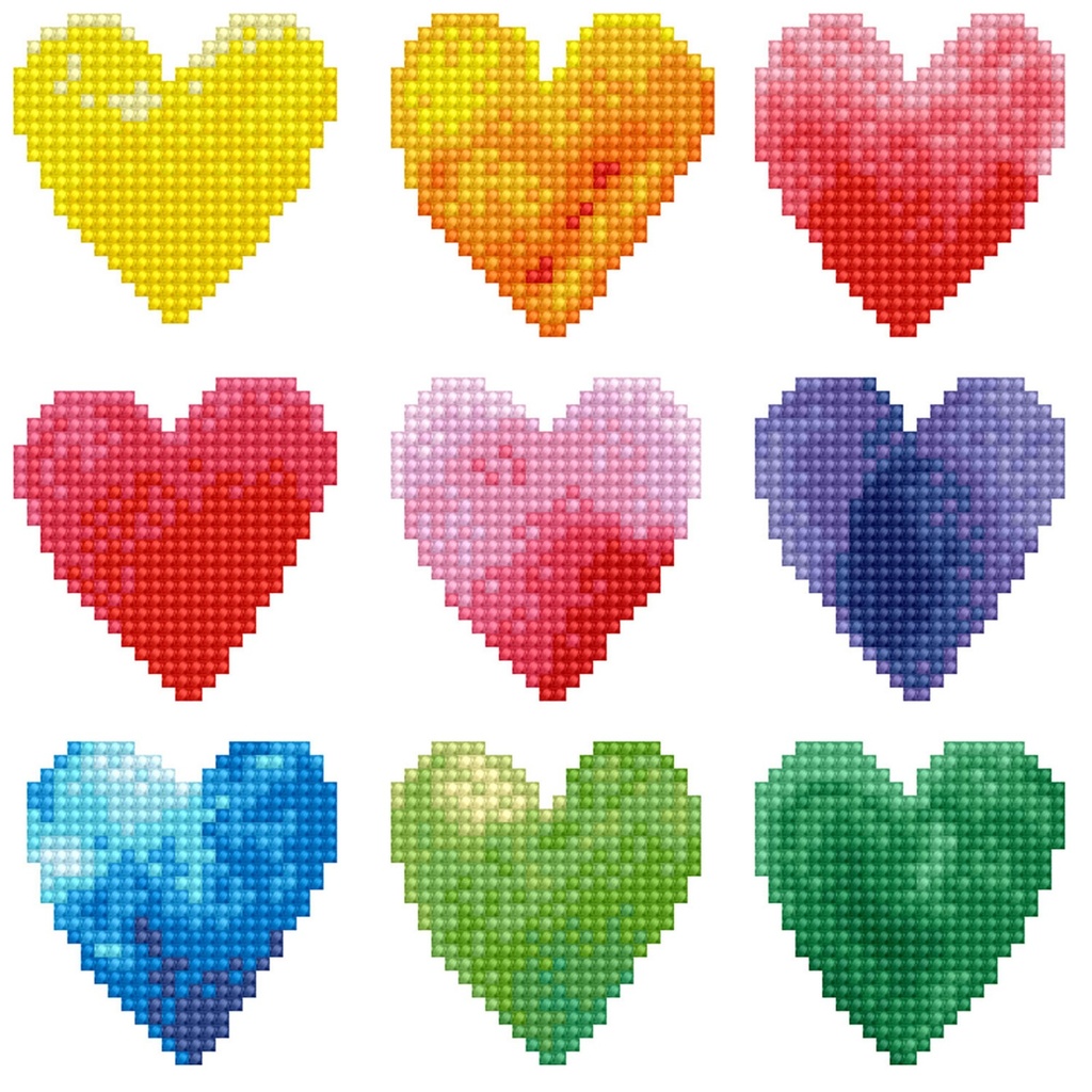 DIAMOND DOTZ DD3.026 LOVE RAINBOW