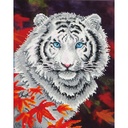 DIAMOND DOTZ DD7.006 WHITE TIGER IN AUTUMN
