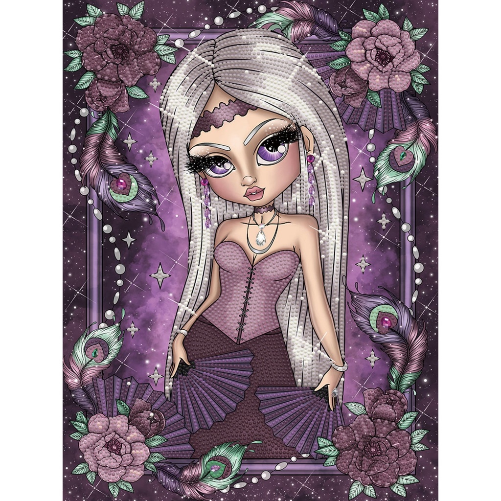 DIAMOND DOTZ DD7.077 PEACOCK FEATHERS