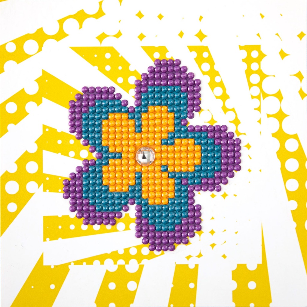 DIAMOND DOTZ DTZ5.013 RETRO FLOWER