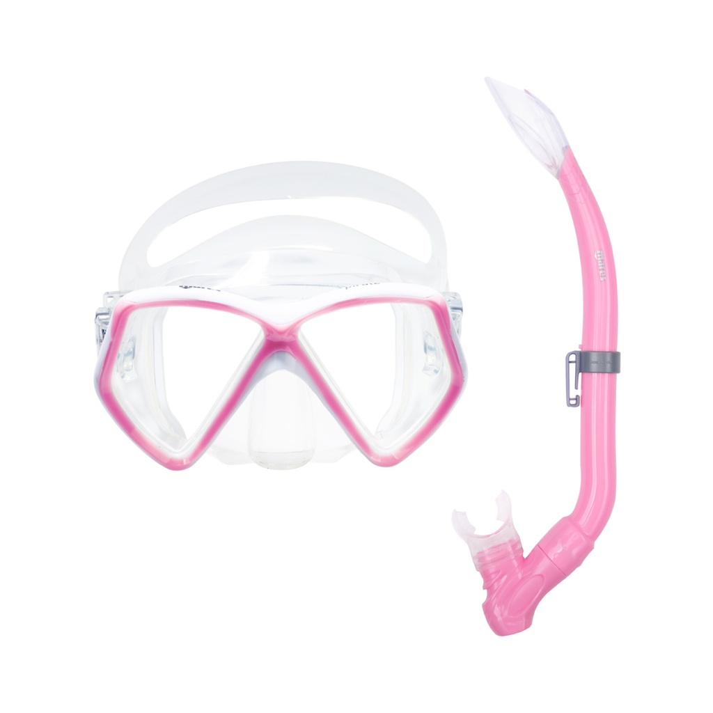MARES MASK SET PIRATE PINK JUNIOR