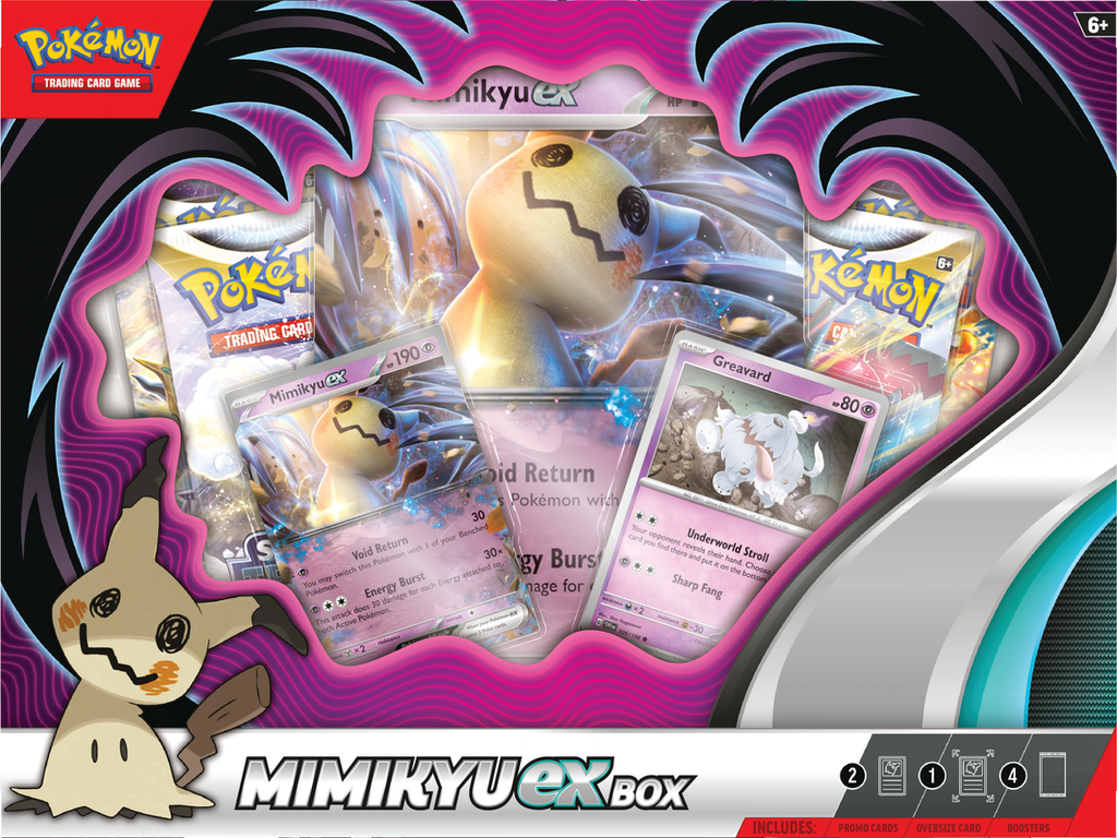 POKEMON CARDS MIMIKYU EX BOX