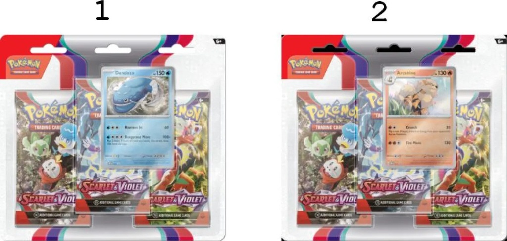 POKEMON CARDS SCARLET & VIOLET 3 -BOOSTER BLISTER