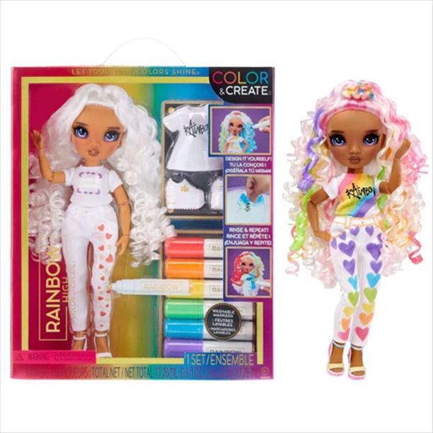 RAINBOW HIGH COLOR & CREATE PURPLE EYES