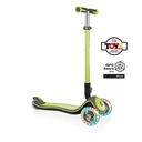 SCOOTER GLOBBER ELITE GREEN LIGHTS FOLDING 