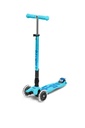SCOOTER MICRO MAXI DELUXE FOLDABLE BRIGHT BLUE LED MMD092